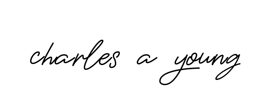 Handwritten Signature for Charles-a-young - Style 150 Online