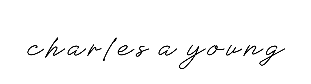 Handwritten Signature for Charles-a-young - Style 152 Online