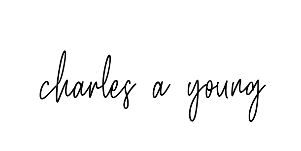 Handwritten Signature for Charles-a-young - Style 154 Online
