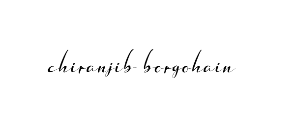 Handwritten Signature for Chiranjib-borgohain- - Style 132 Online