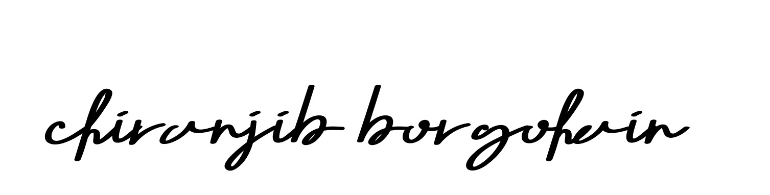 Handwritten Signature for Chiranjib-borgohain- - Style 135 Online