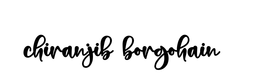 Handwritten Signature for Chiranjib-borgohain- - Style 136 Online