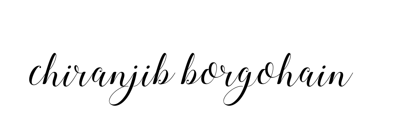 Handwritten Signature for Chiranjib-borgohain- - Style 144 Online