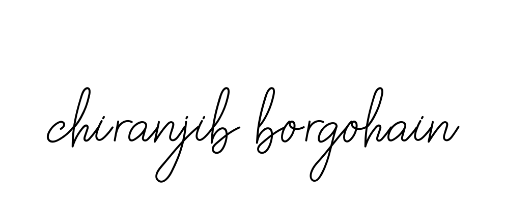 Handwritten Signature for Chiranjib-borgohain- - Style 145 Online
