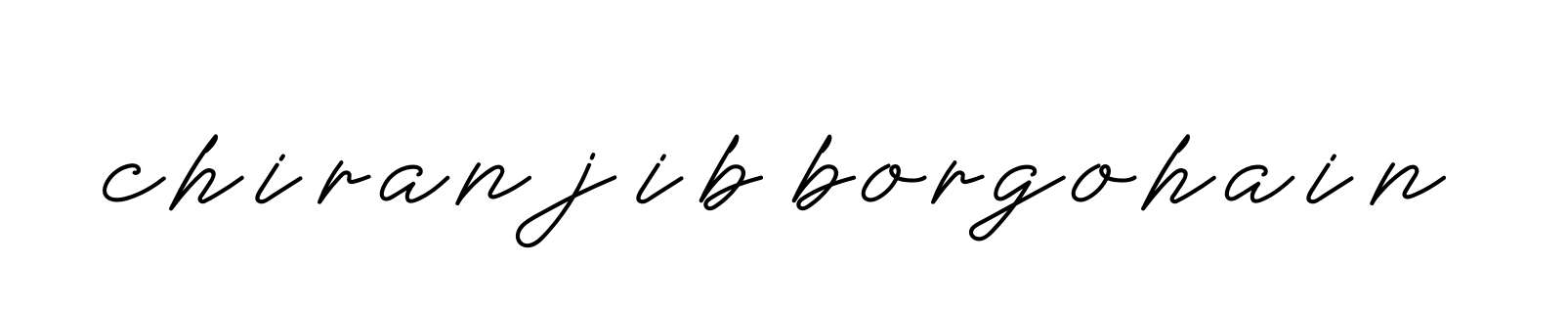 Handwritten Signature for Chiranjib-borgohain- - Style 152 Online