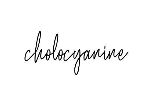 Cholocyanine signature