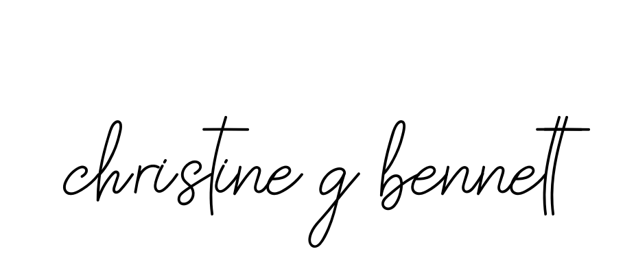 Handwritten Signature for Christine-g-bennett - Style 145 Online