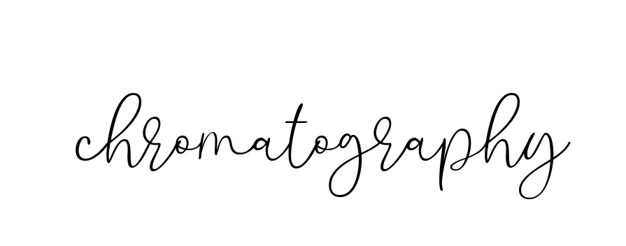 Chromatography signature