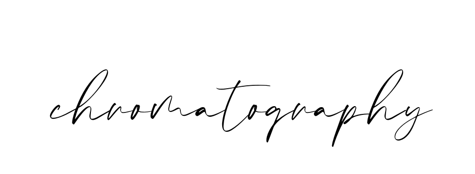 Chromatography signature