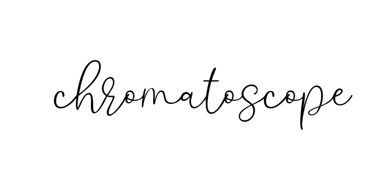 Chromatoscope Signature Style TerselyRegular