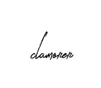 Handwritten Signature for Clamorer - Style 133 Online