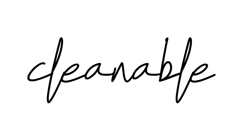Cleanable Signature Style Yesterday