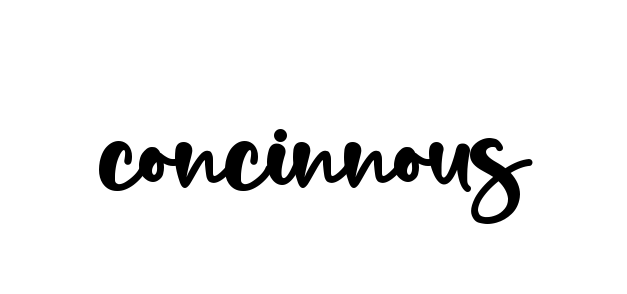Handwritten Signature for Concinnous - Style 136 Online