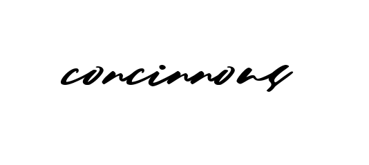 Handwritten Signature for Concinnous - Style 140 Online