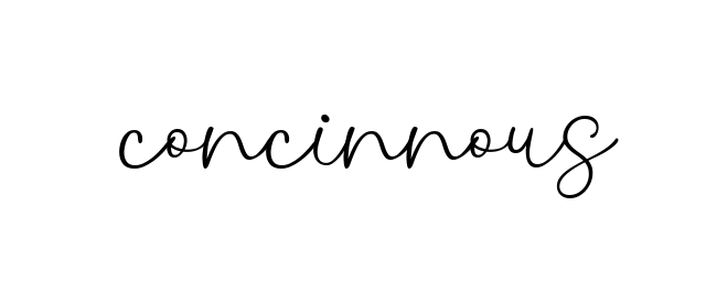 Handwritten Signature for Concinnous - Style 147 Online