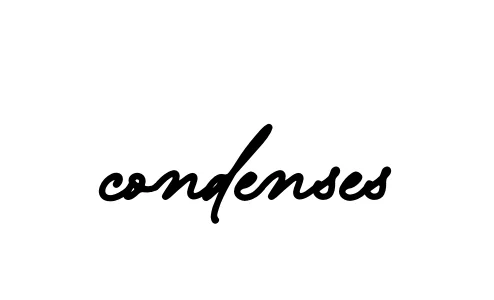 Handwritten Signature for Condenses - Style 138 Online