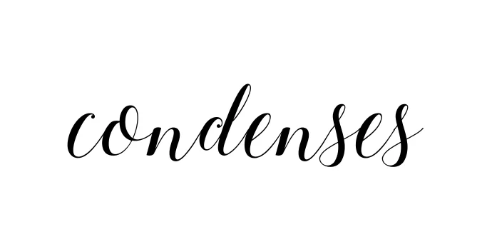 Handwritten Signature for Condenses - Style 144 Online