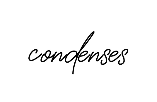Handwritten Signature for Condenses - Style 150 Online