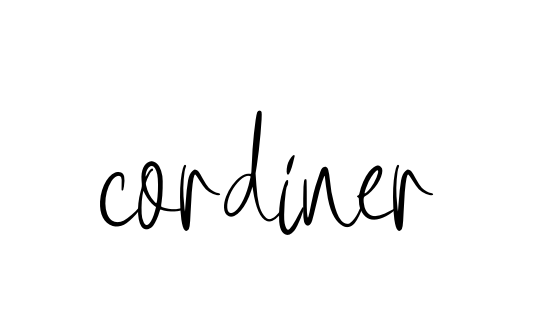 Handwritten Signature for Cordiner - Style 146 Online