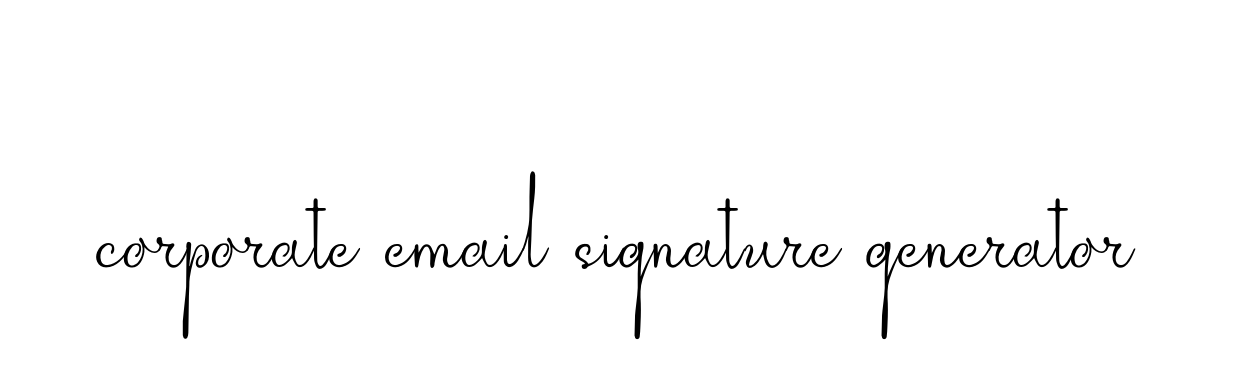 Corporate-email-signature-generator signature