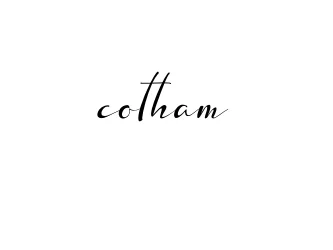 Handwritten Signature for Cotham - Style 132 Online