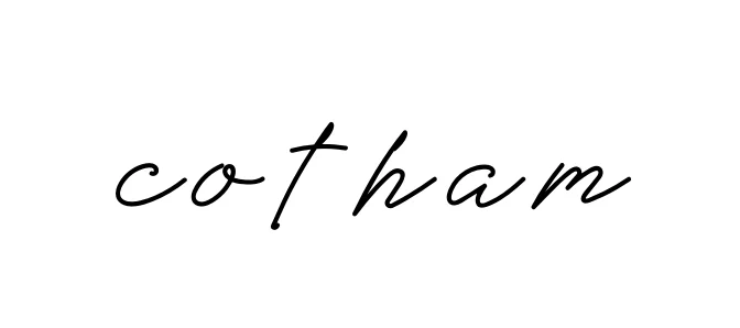 Handwritten Signature for Cotham - Style 152 Online