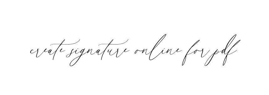 Handwritten Signature for Create-signature-online-for-pdf - Style 134 Online