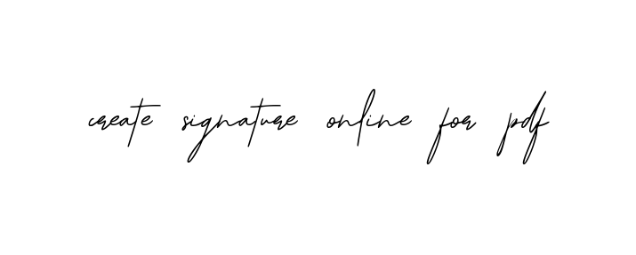 Handwritten Signature for Create-signature-online-for-pdf - Style 139 Online