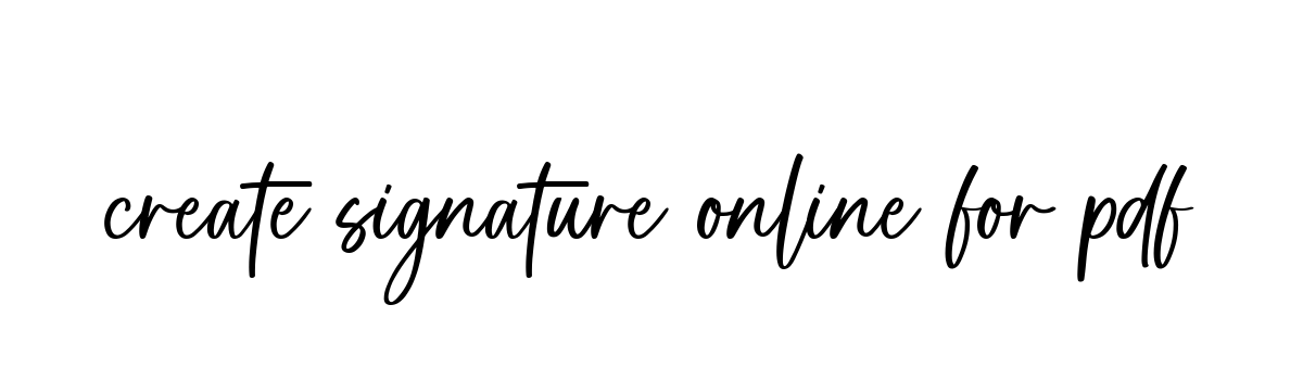 Handwritten Signature for Create-signature-online-for-pdf - Style 142 Online