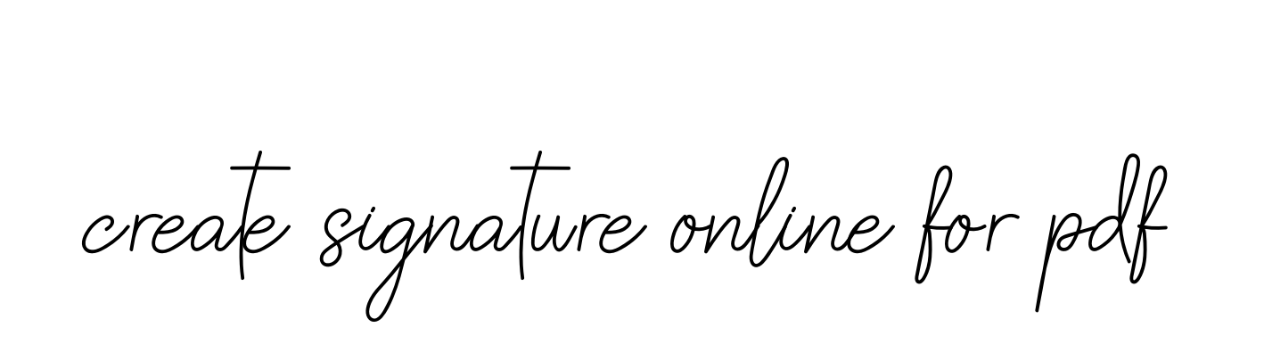 Handwritten Signature for Create-signature-online-for-pdf - Style 145 Online