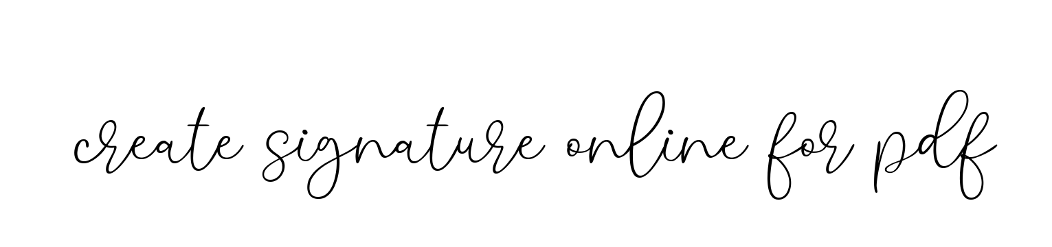 Handwritten Signature for Create-signature-online-for-pdf - Style 147 Online