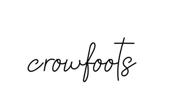 Crowfoots signature