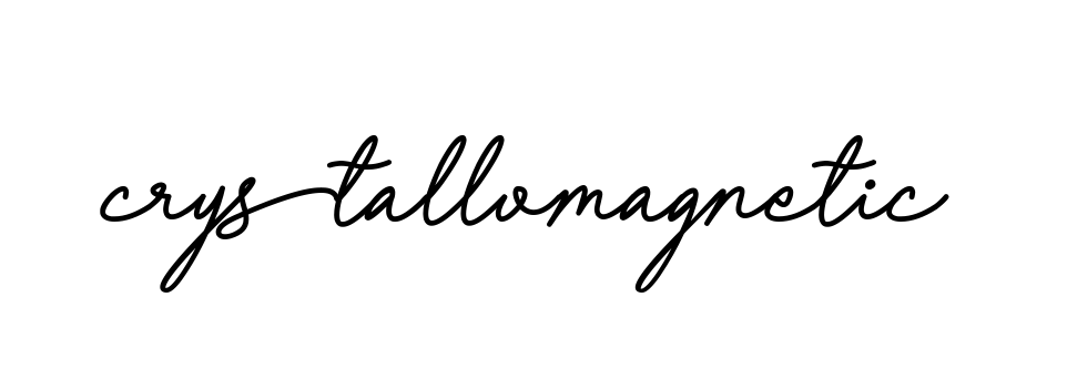 Crystallomagnetic signature