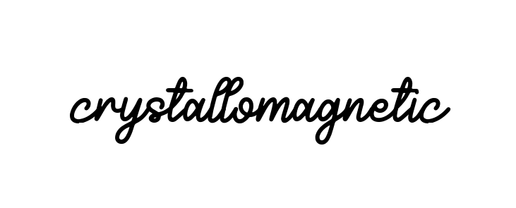 Crystallomagnetic signature