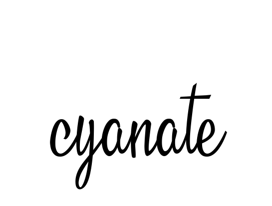 Cyanate signature