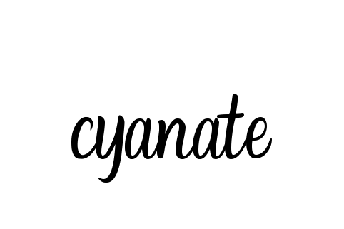 Cyanate signature