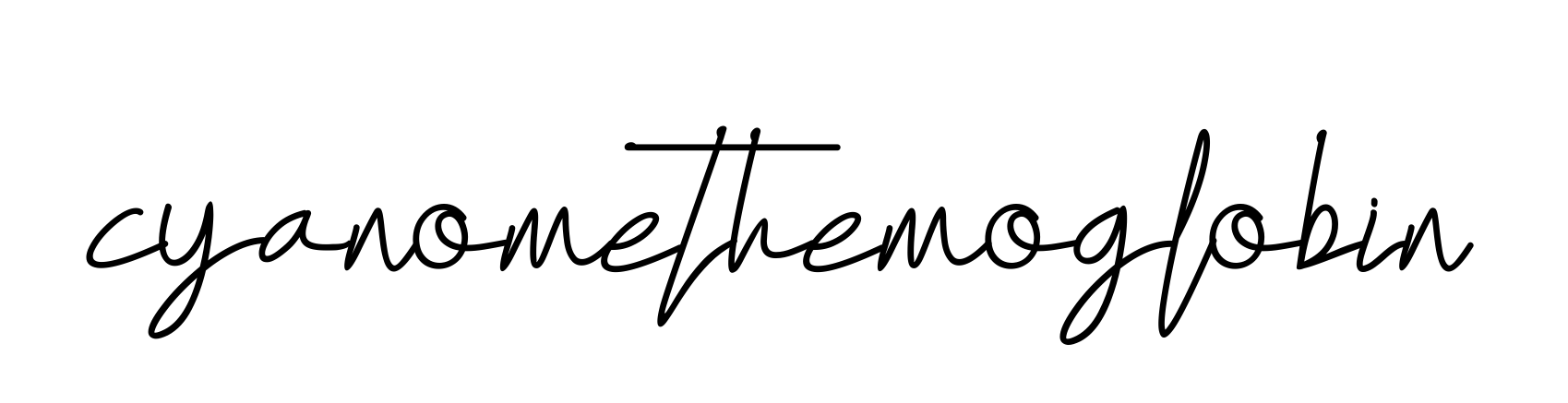 Handwritten Signature for Cyanomethemoglobin - Style 155 Online