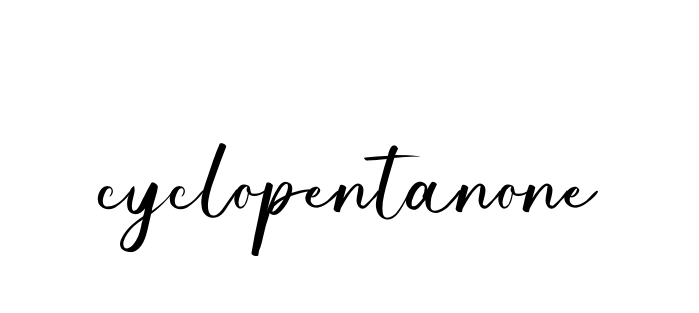 Cyclopentanone signature