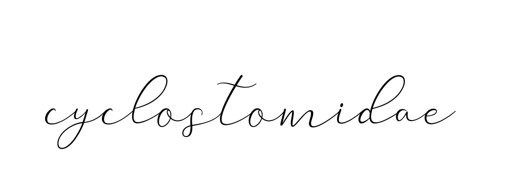 Cyclostomidae signature