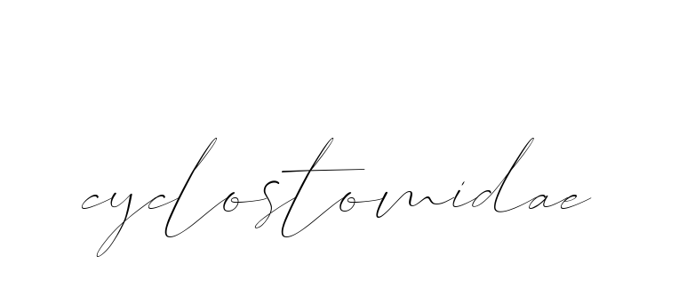 Cyclostomidae signature