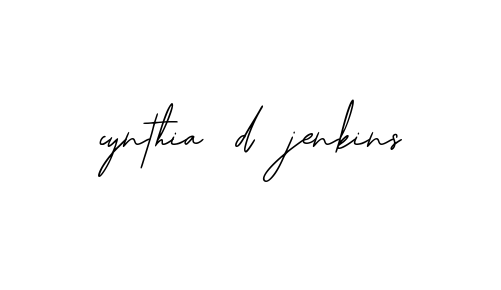 Handwritten Signature for Cynthia-d-jenkins - Style 139 Online