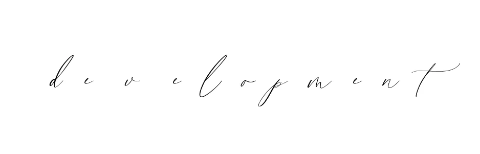 Handwritten Signature for D--e---v---e--l--o--p--m--e--n--t - Style 134 Online