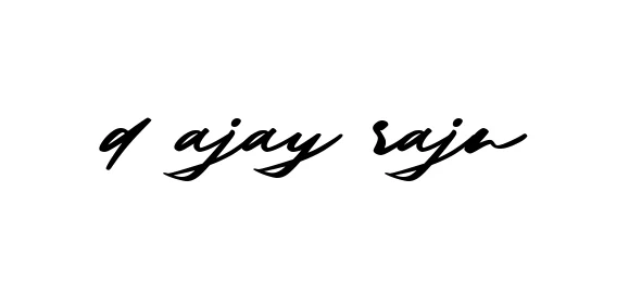 Handwritten Signature for D-ajay-raju - Style 140 Online