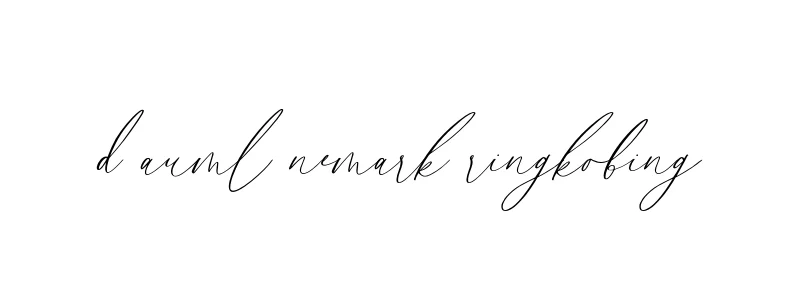 Handwritten Signature for D-auml-nemark-ringkobing - Style 134 Online