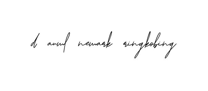 Handwritten Signature for D-auml-nemark-ringkobing - Style 139 Online