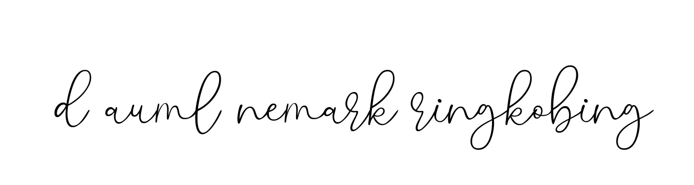 Handwritten Signature for D-auml-nemark-ringkobing - Style 147 Online
