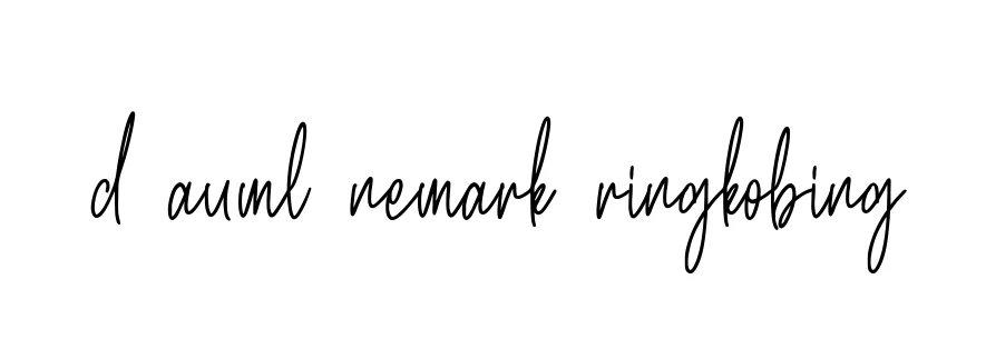 Handwritten Signature for D-auml-nemark-ringkobing - Style 154 Online