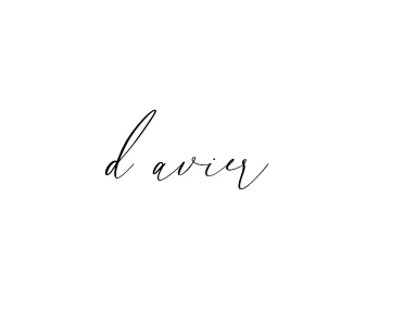 Handwritten Signature for D-avier- - Style 134 Online