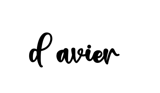 Handwritten Signature for D-avier- - Style 136 Online