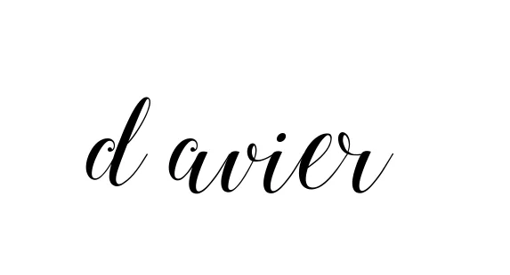 Handwritten Signature for D-avier- - Style 144 Online